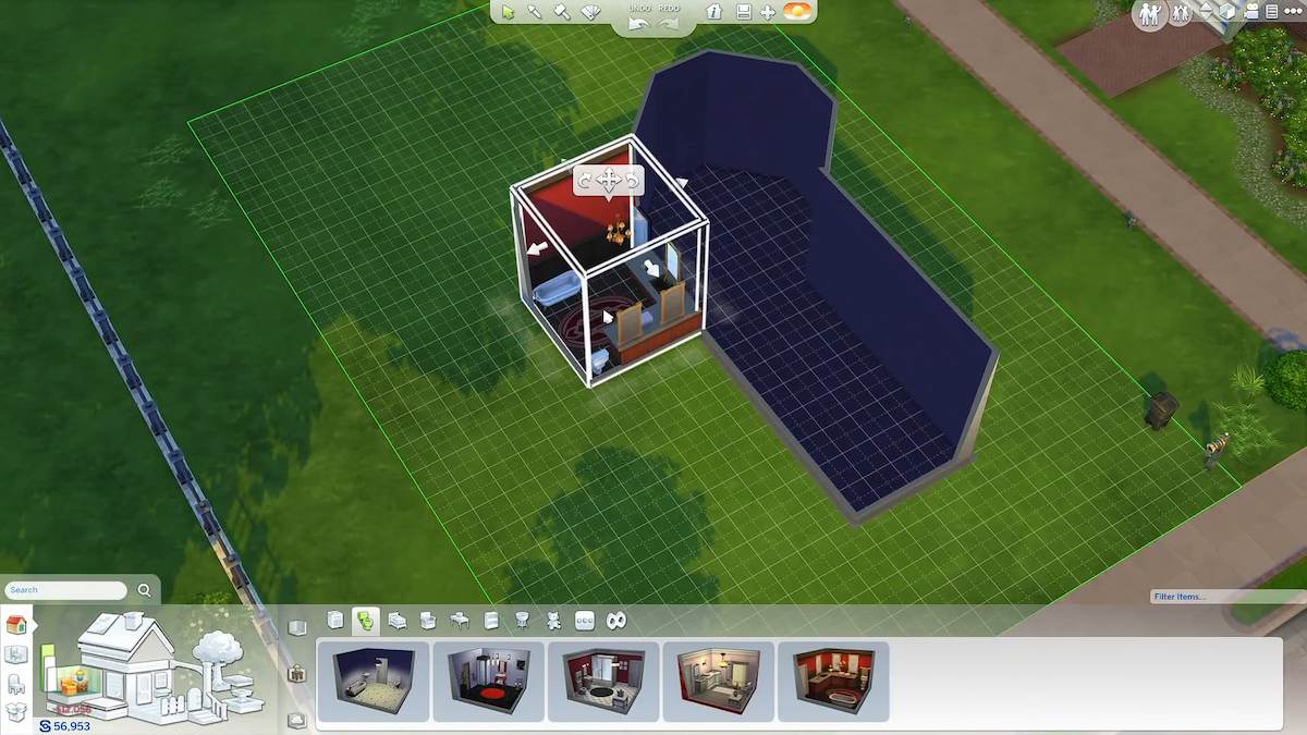 Xây dựng một phòng tắm trong The Sims 4.