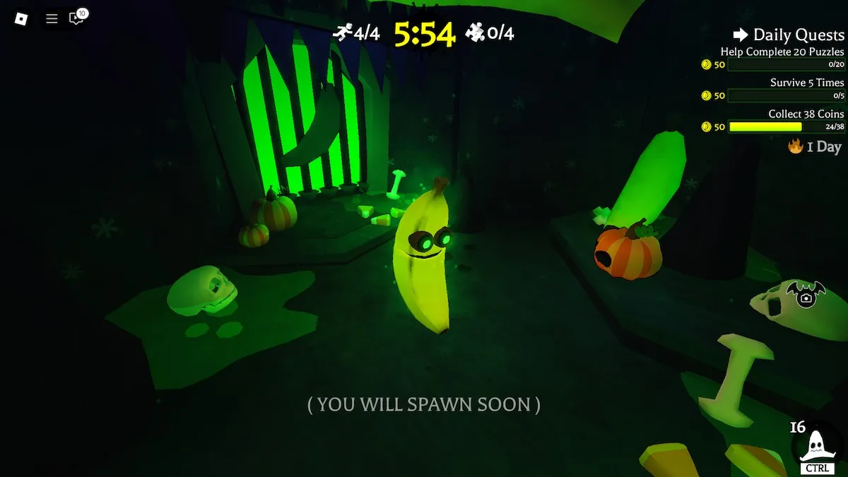 Quả bí trong Phòng Spawn của Banana ở Banana Eats trên Roblox.