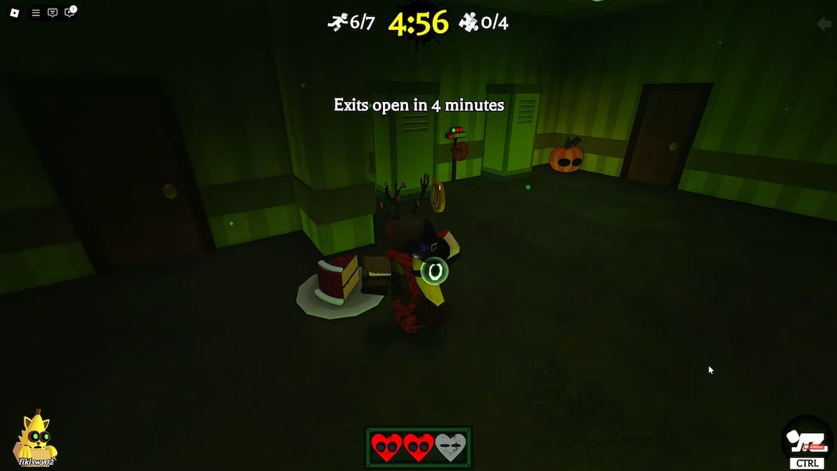 Quả bí ở góc của Banana's Backrooms ở Banana Eats trên Roblox.